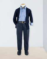 Bernard Fine Flannel Navy Outfit