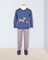 Dachshund Jean Mélange Sweater