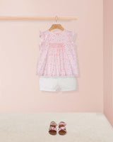Amelie Butterfly Pink Tunic Outfit