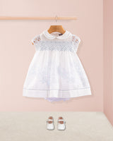 Baby Emmy Doppia Blue Smock Set