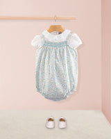 Joyeuse Garden Blue Smocked Bubble