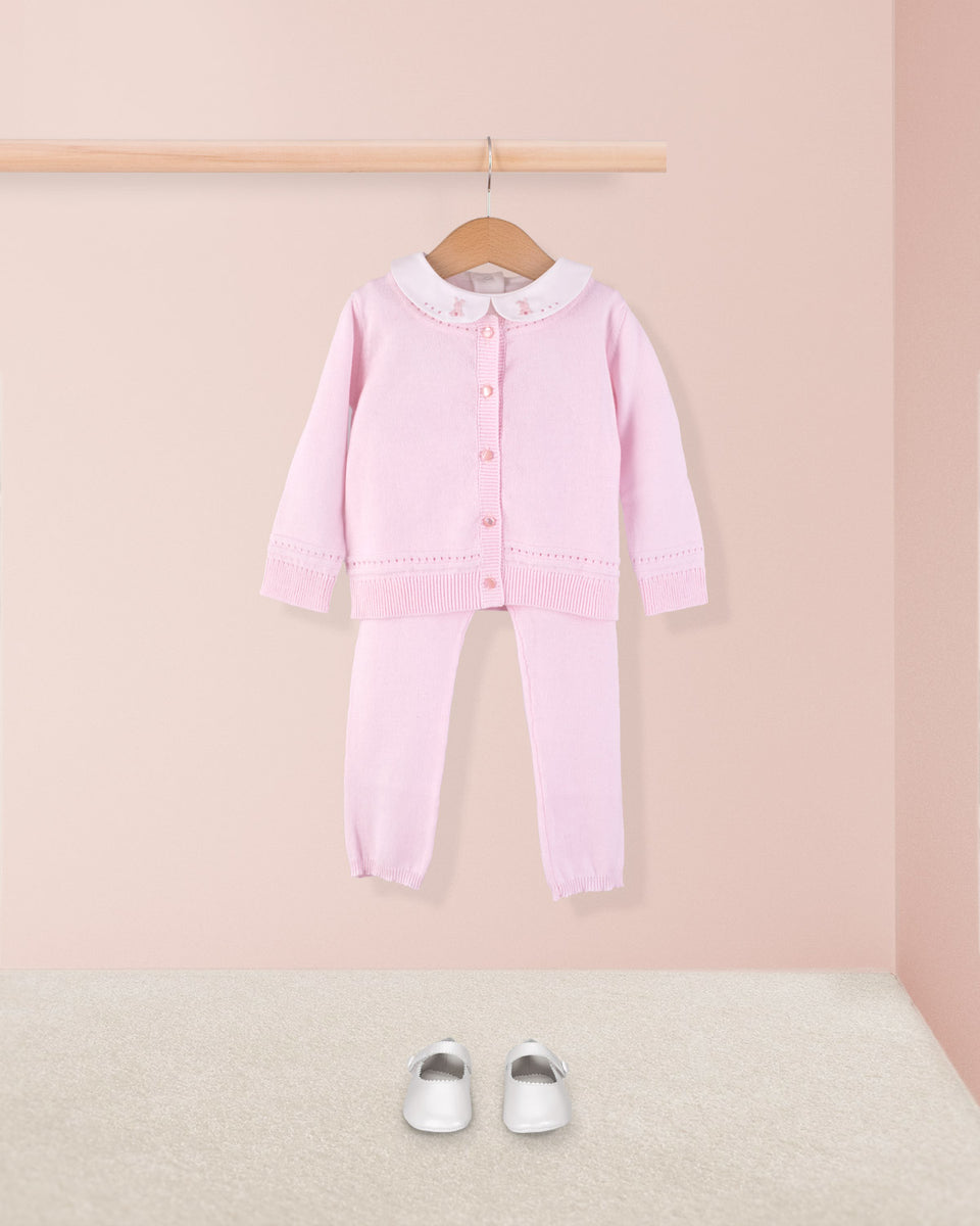 Loulou Baby Pink Italian Cotton Knit
