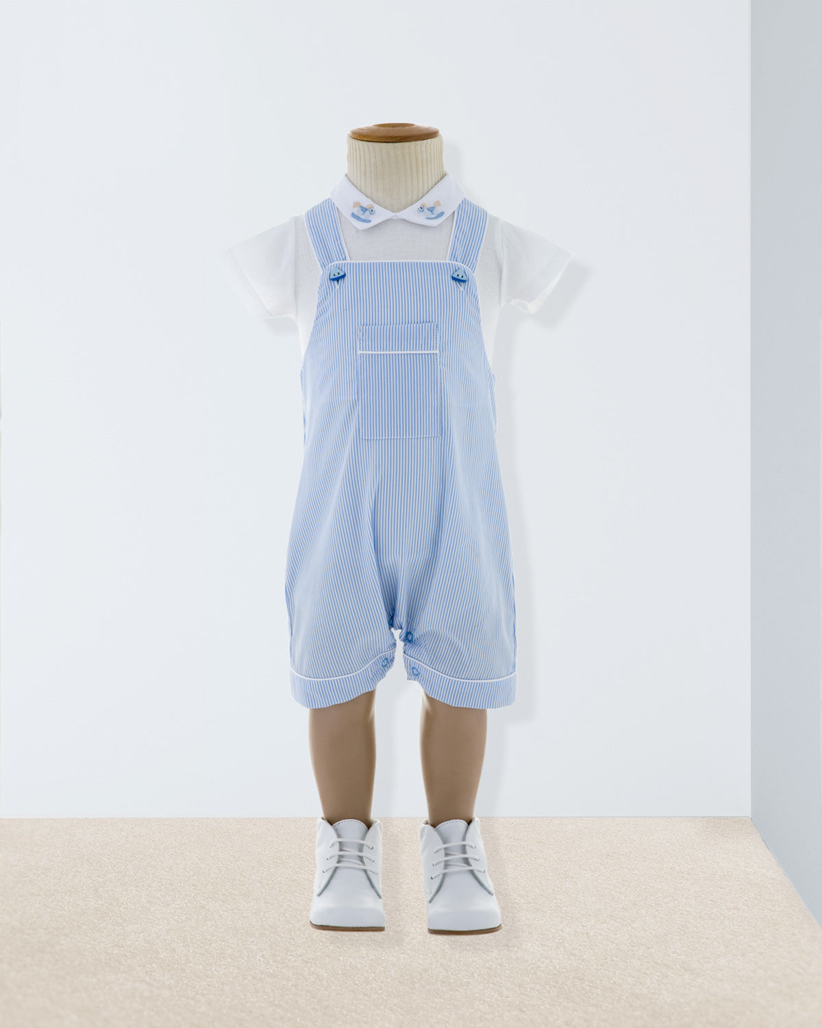 Regatta Baby Blue Pinstripe Shortall