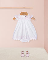 Petite Etoile Provence Eyelet Pink Set