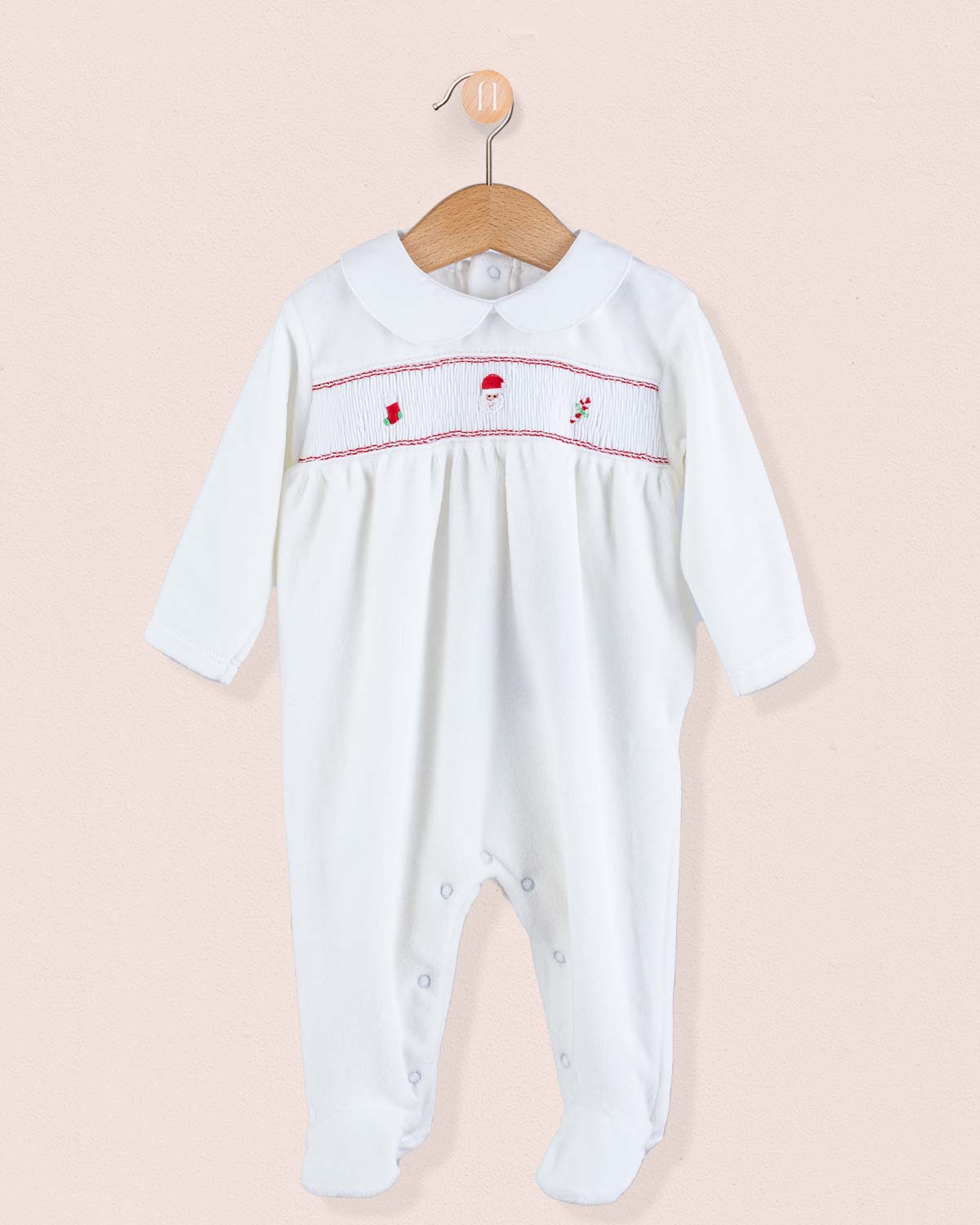 Pima Hand Smocked Velour Christmas Collection