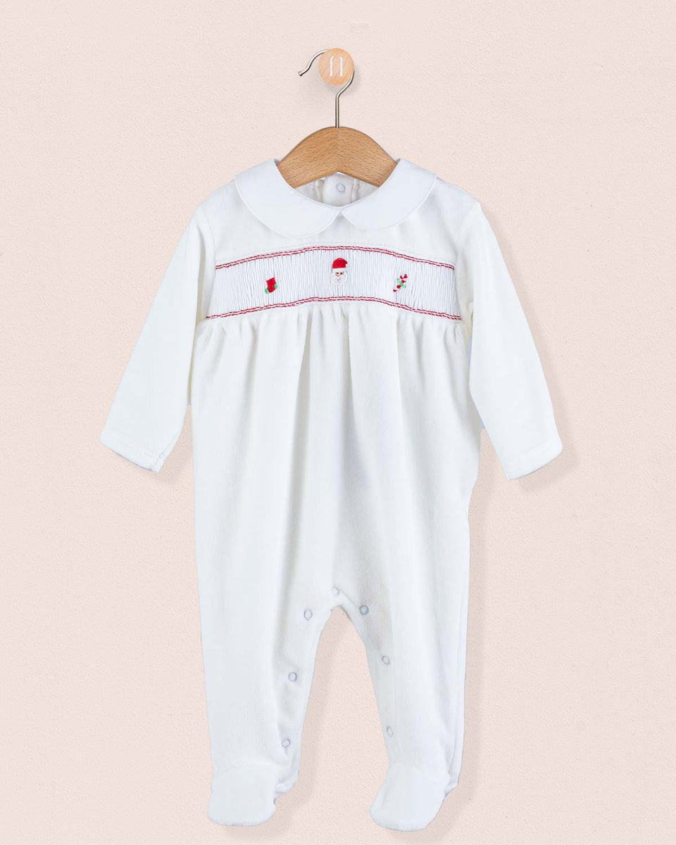 Pima Hand Smocked Velour Christmas Collection