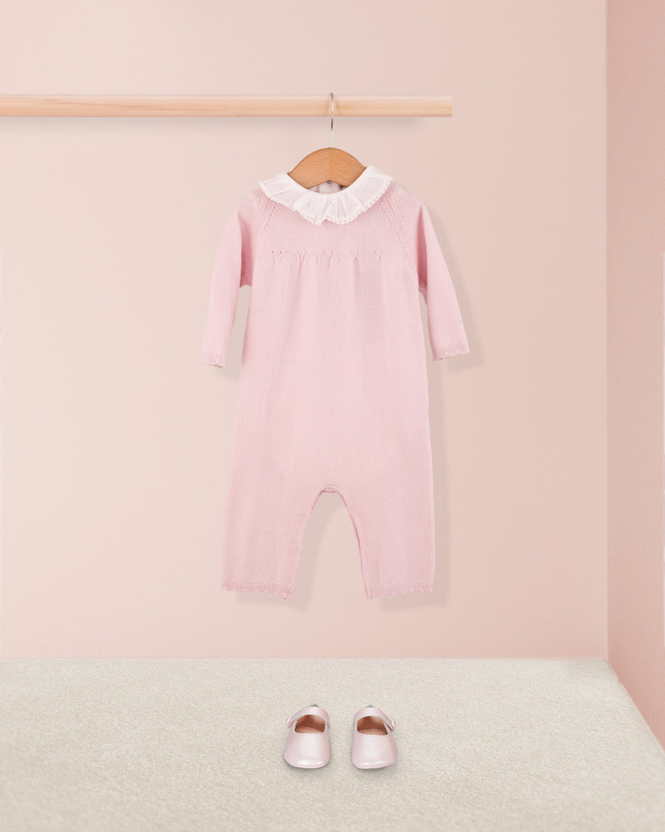 Ines Baby Pink Knit Outfit