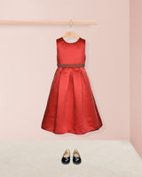 Esther Red Satin Gown