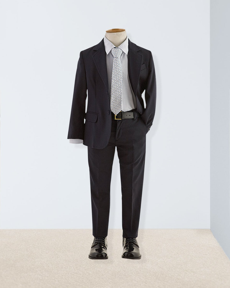 Domenico Navy Virgin Wool Suit