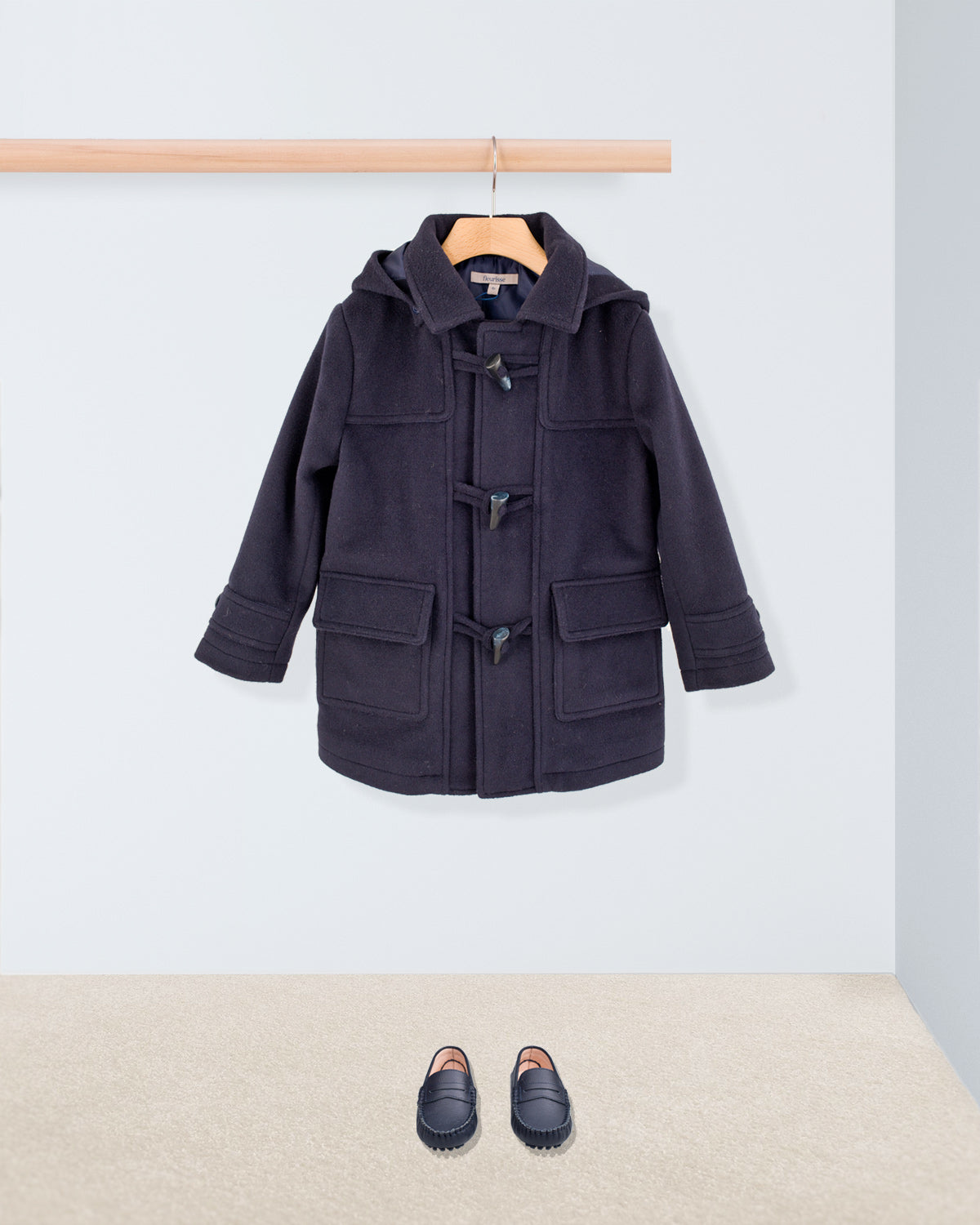 Maxime Classic Navy Toggle Coat