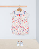 William French Muslin Boats Romper