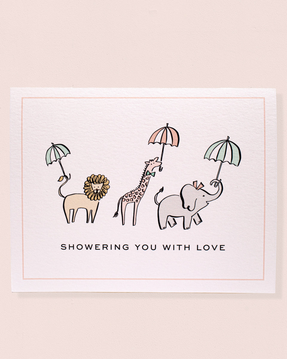 Baby Shower Safari Card