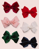 Velvet 8cm Hairbow
