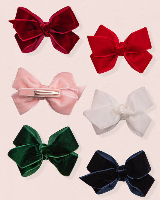 Velvet 8cm Hairbow - Hairbow