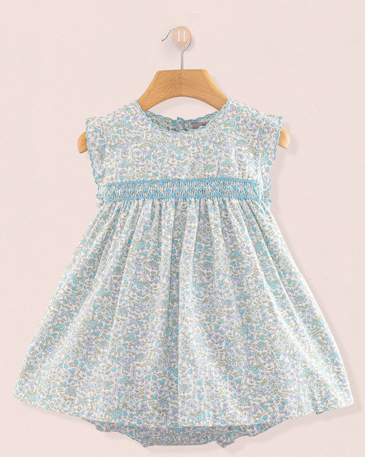 Baby Amelie Garden Blue Set - Baby Dress
