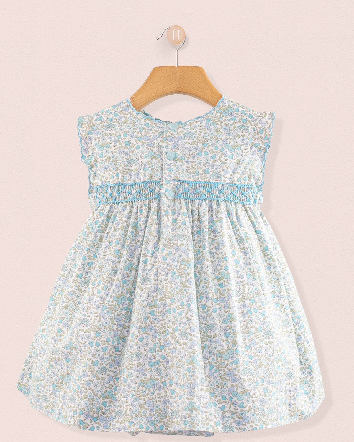 Baby Amelie Garden Blue Set - Baby Dress