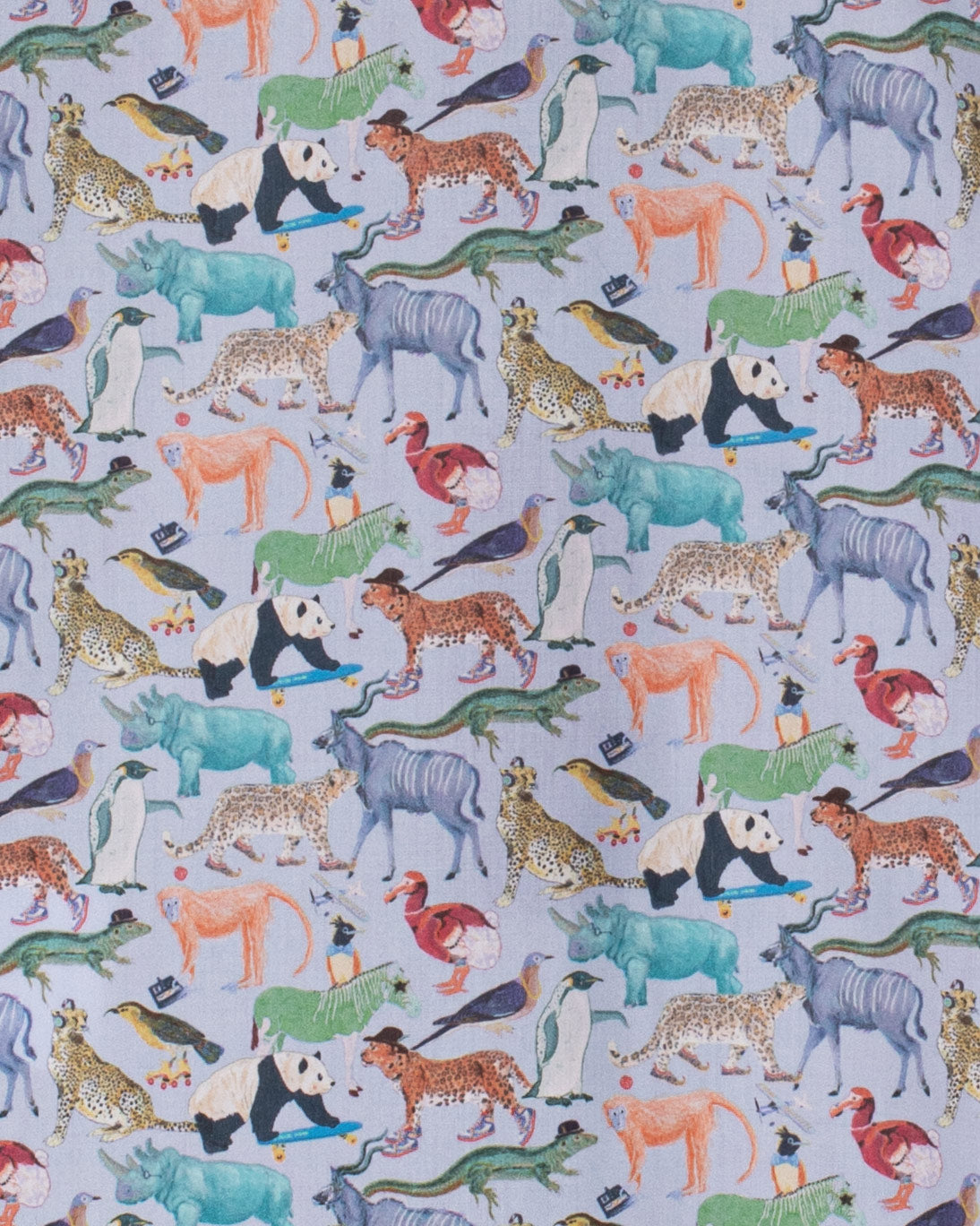 Louis Liberty Animals Blue Queue Onesie Shirt