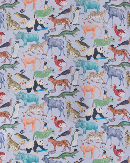 Louis Liberty Animals Blue Queue Onesie Shirt