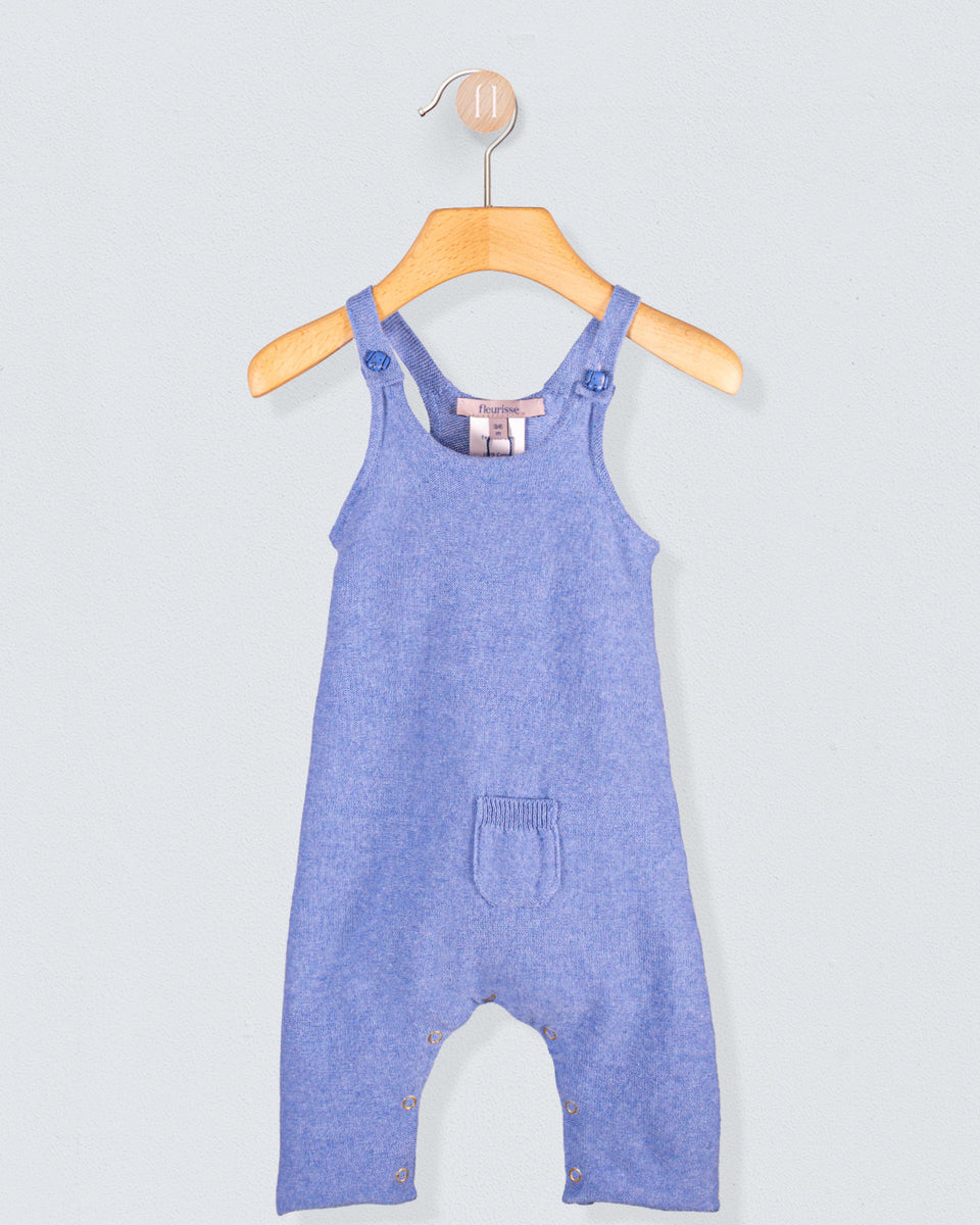 Aspen Jean Melange Cotton Knit Overall