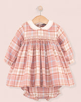 Baby Victoria Pink Plaid Carnaby Dress Set