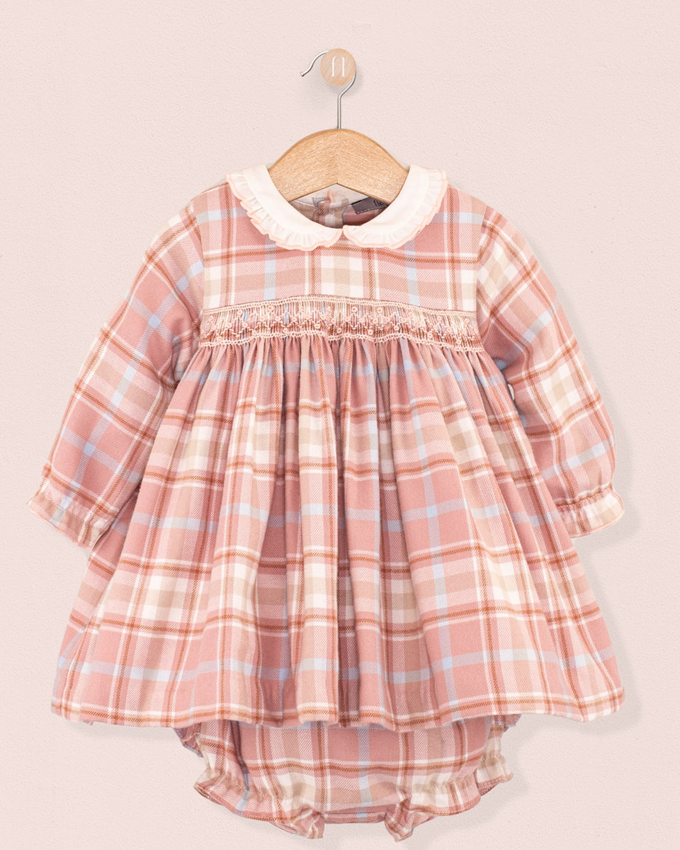 Baby Victoria Pink Plaid Carnaby Set