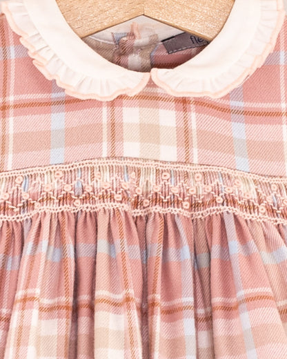 Baby Victoria Pink Plaid Carnaby Set - Baby Dress