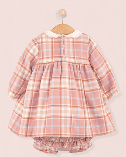 Baby Victoria Pink Plaid Carnaby Set - Baby Dress