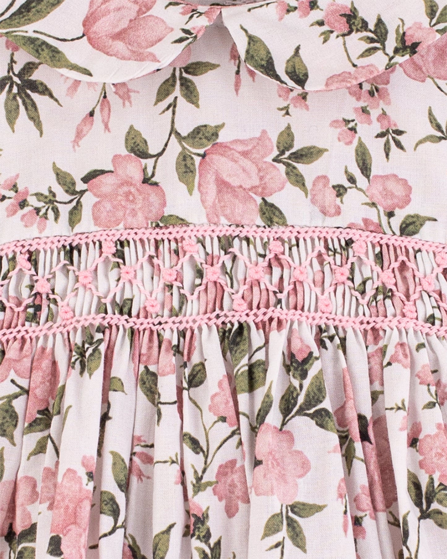 Baby Madeline French Blush Rosebush Set - Baby Dress