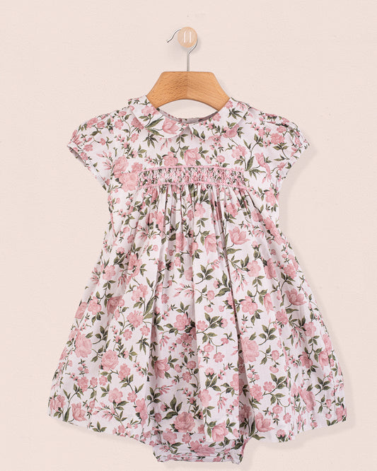 Baby Madeline French Blush Rosebush Set - Baby Dress