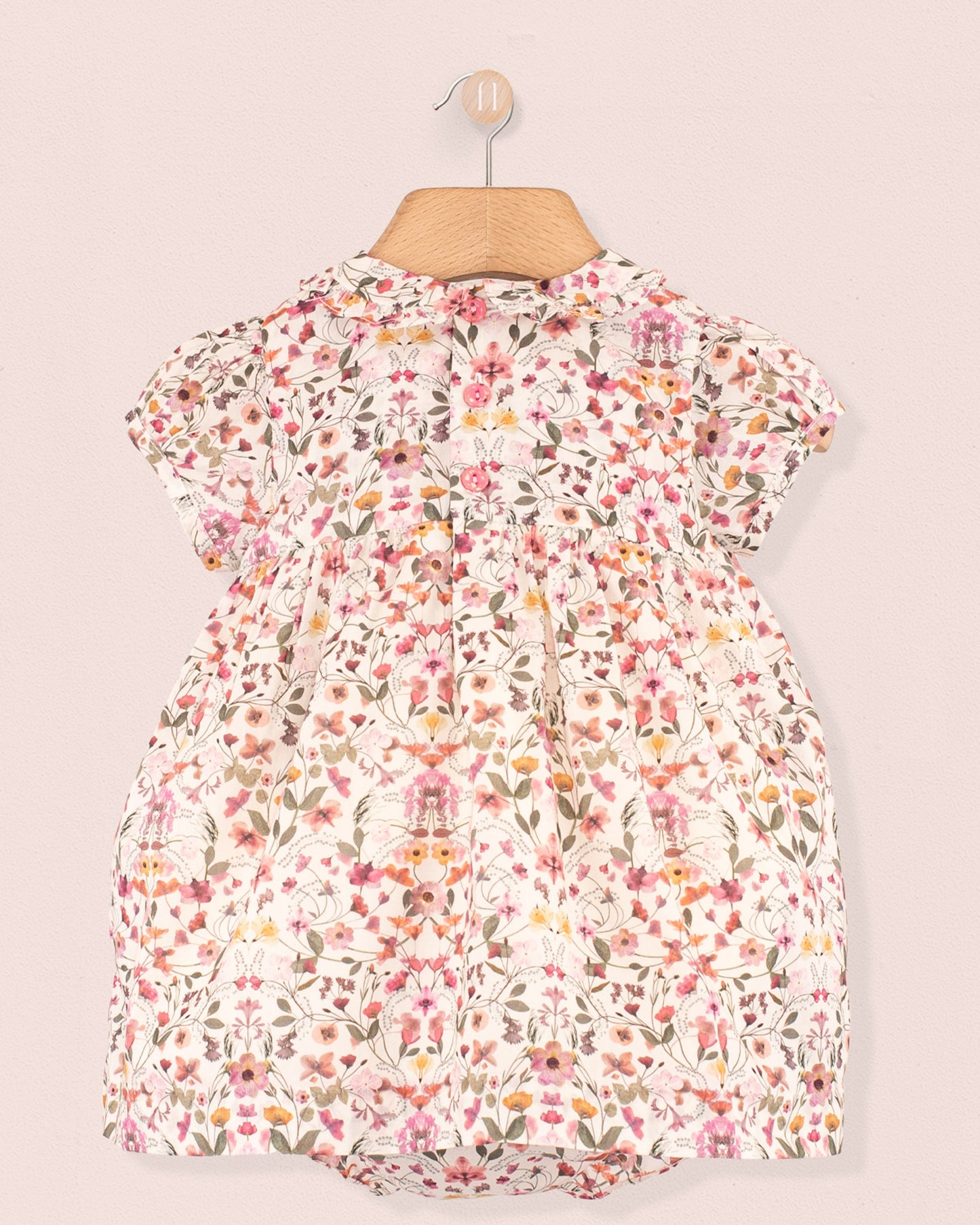 Baby Victoria Liberty Aurora Pink Set - Baby Dress