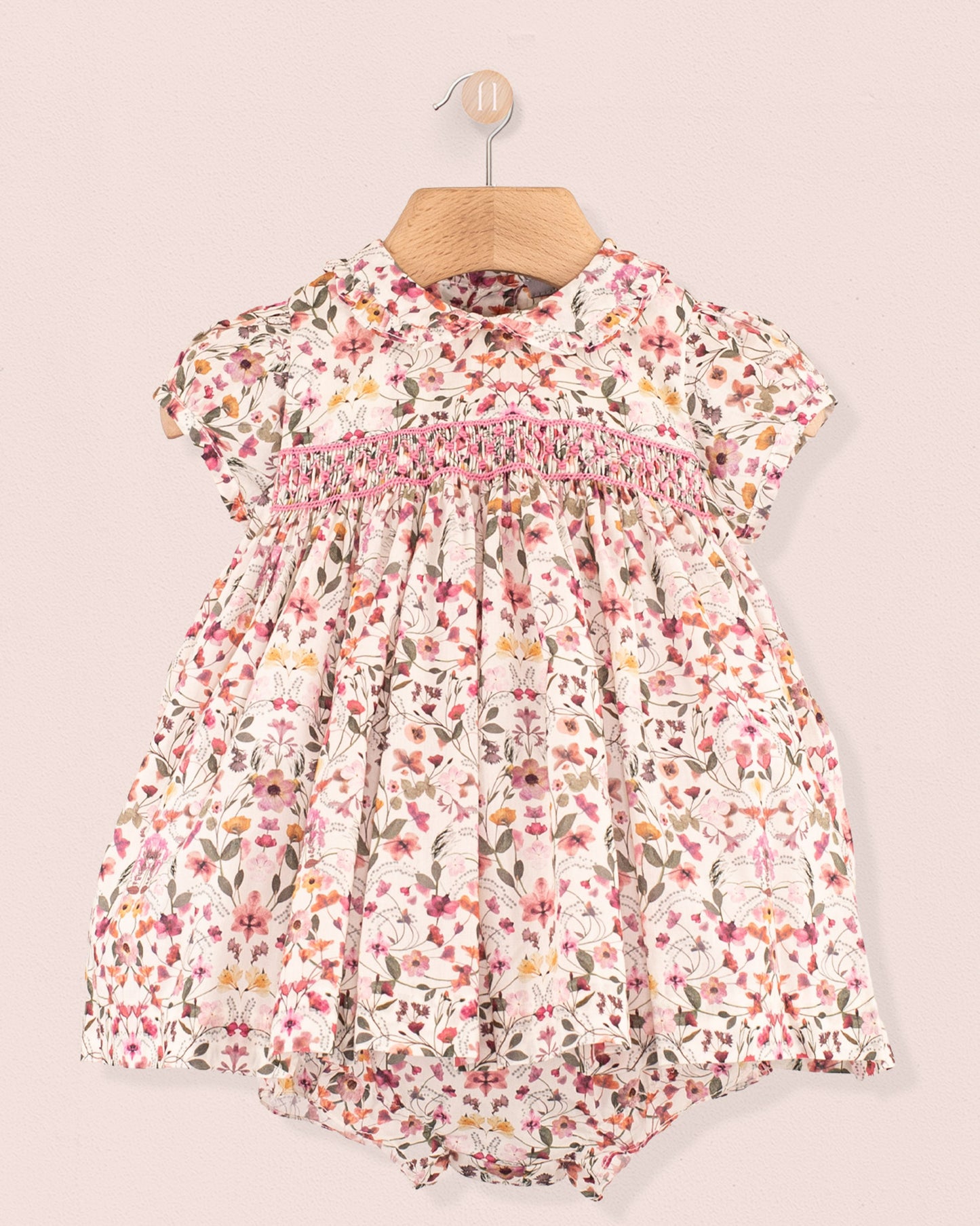 Baby Victoria Liberty Aurora Pink Set - Baby Dress