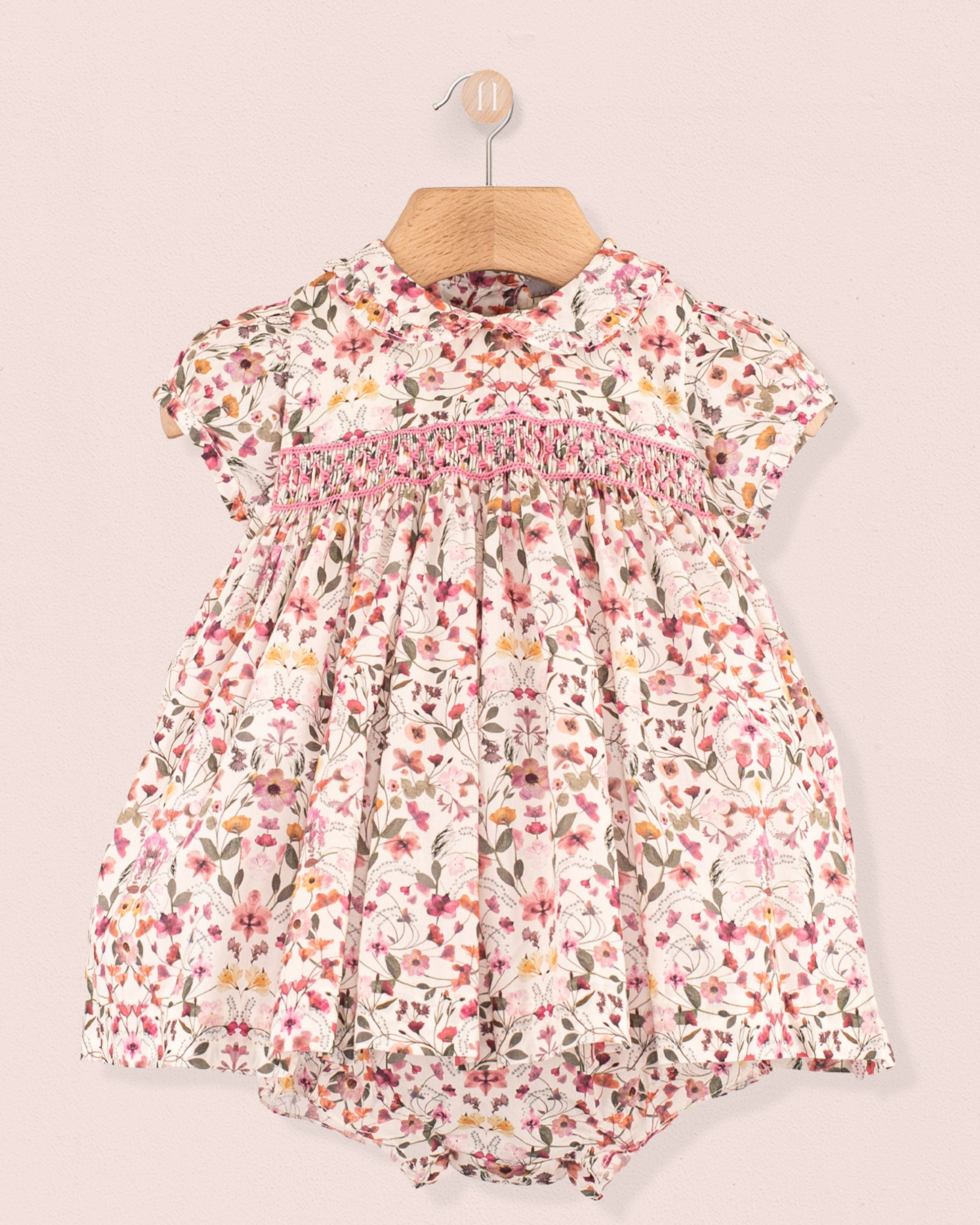 Baby Victoria Liberty Aurora Pink Set - Baby Dress