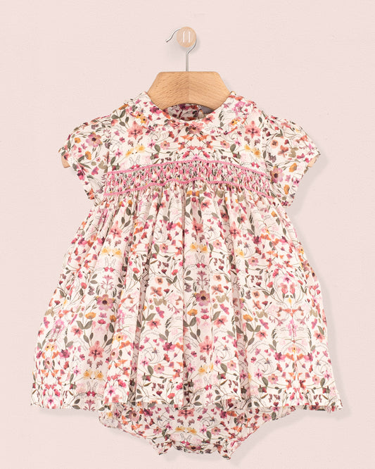 Baby Victoria Liberty Aurora Pink Set - Baby Dress
