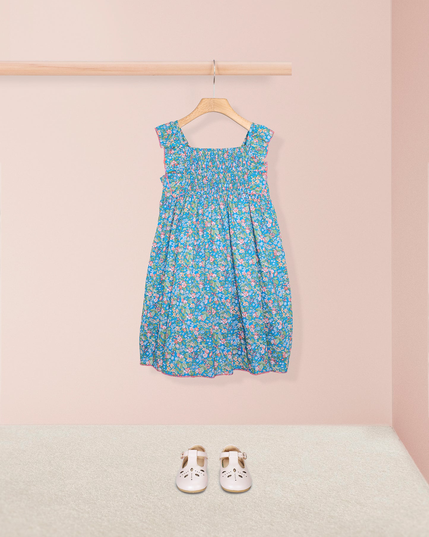 Bali Liberty Hedgerow Blue Dress - Dress