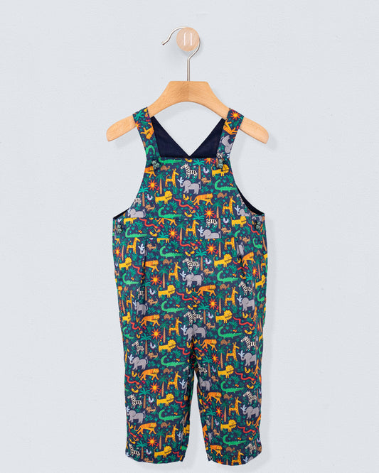 Bear Liberty Louie's Jungle Blue Overall - Romper