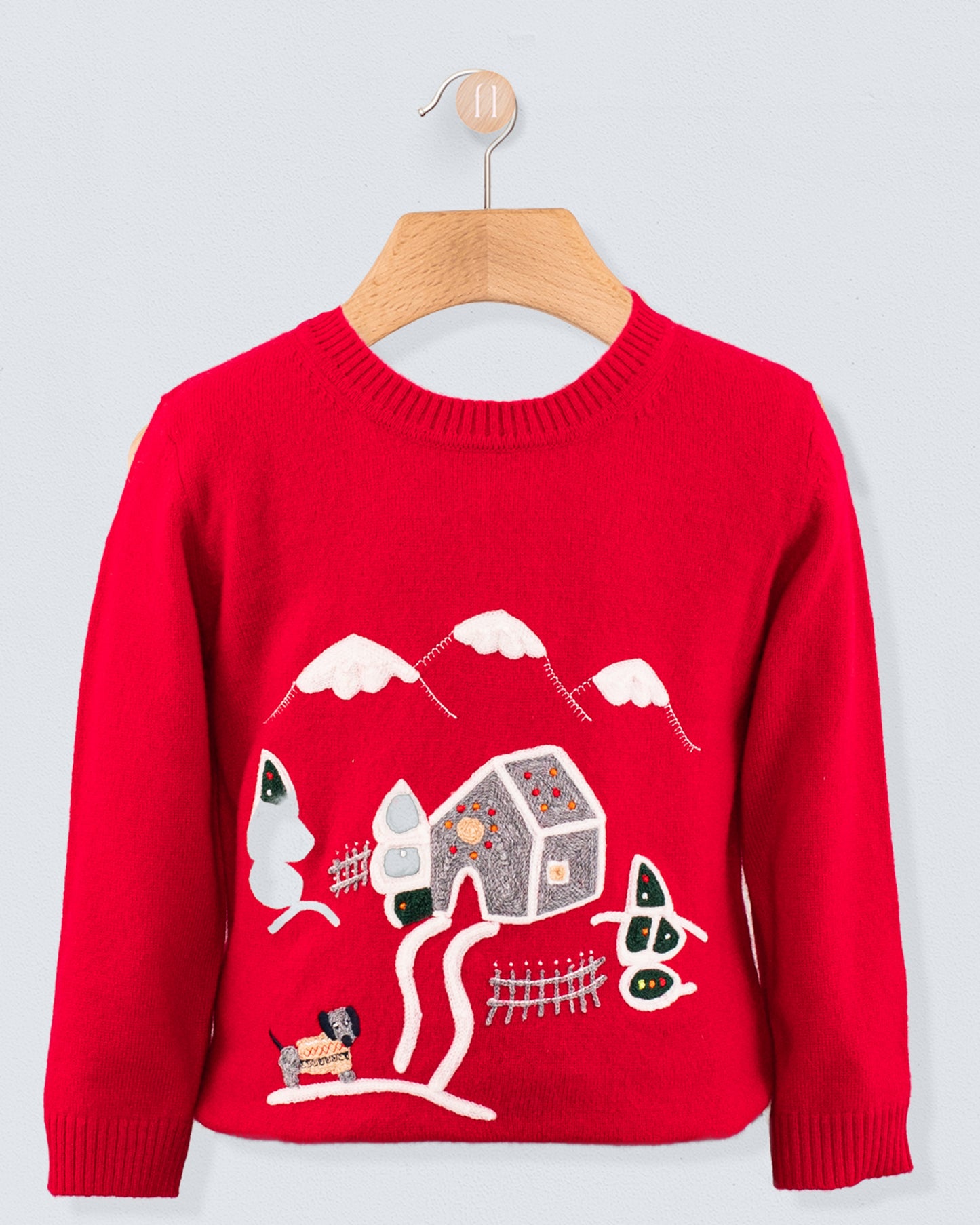 Red Gingerbread Cashmere Sweater - Sweater
