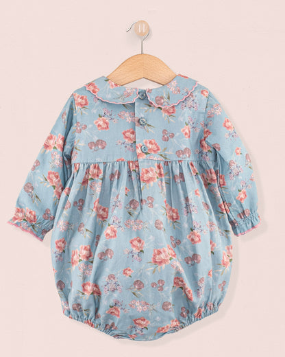 Beatrice Slate Bouquet Bubble - Romper