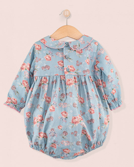 Beatrice Slate Bouquet Bubble - Romper