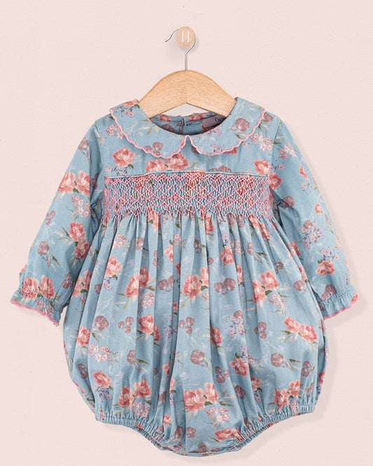 Beatrice Slate Bouquet Bubble - Romper
