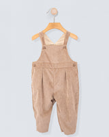 Beige Soft Corduroy Overall