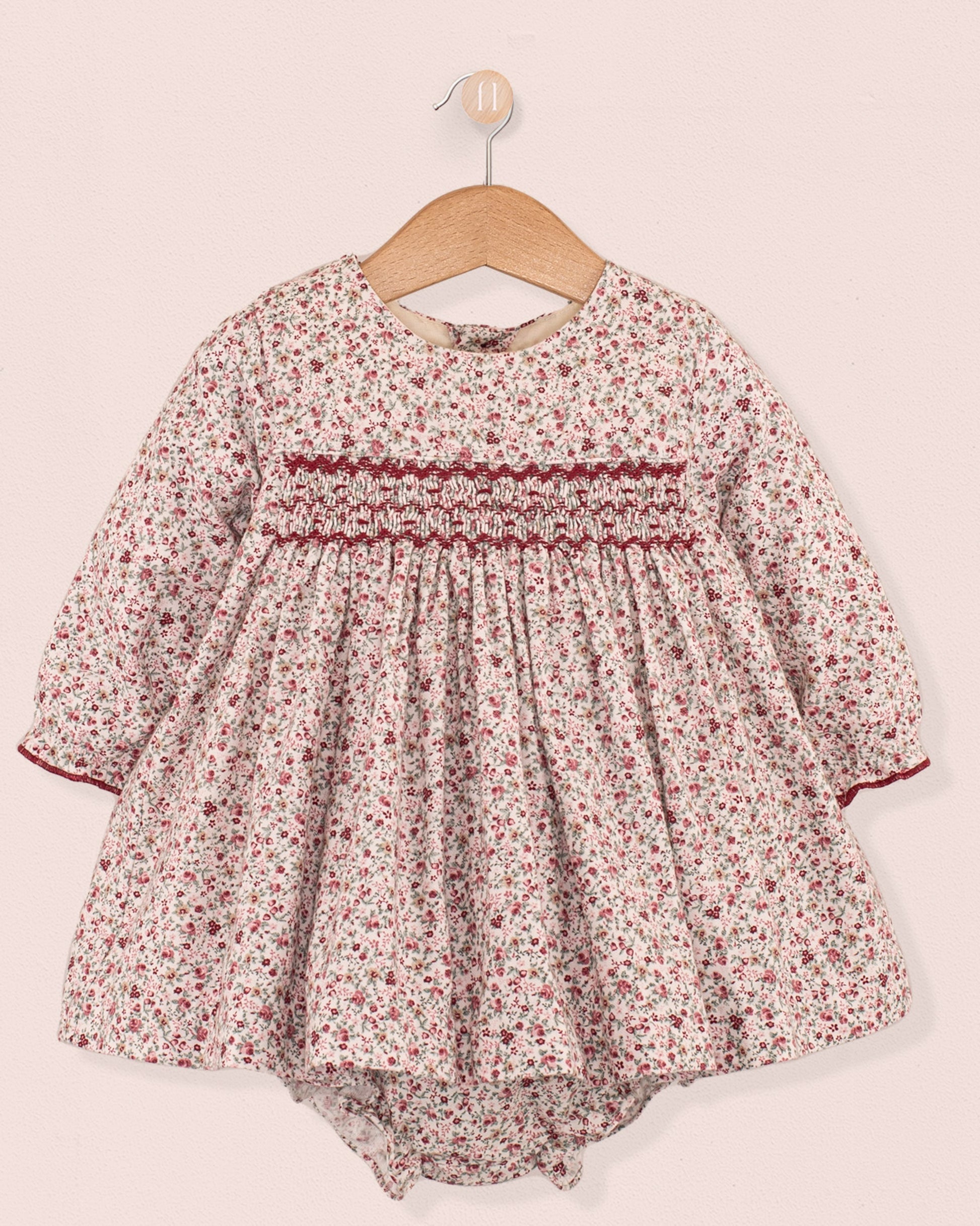 Baby Clementine Belina Deep Pink Floral Set
