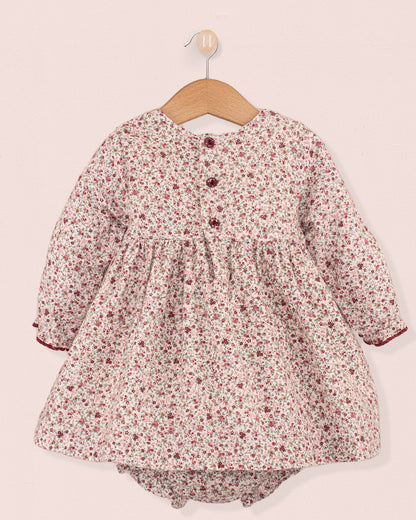 Baby Clementine Belina Deep Pink Floral Set