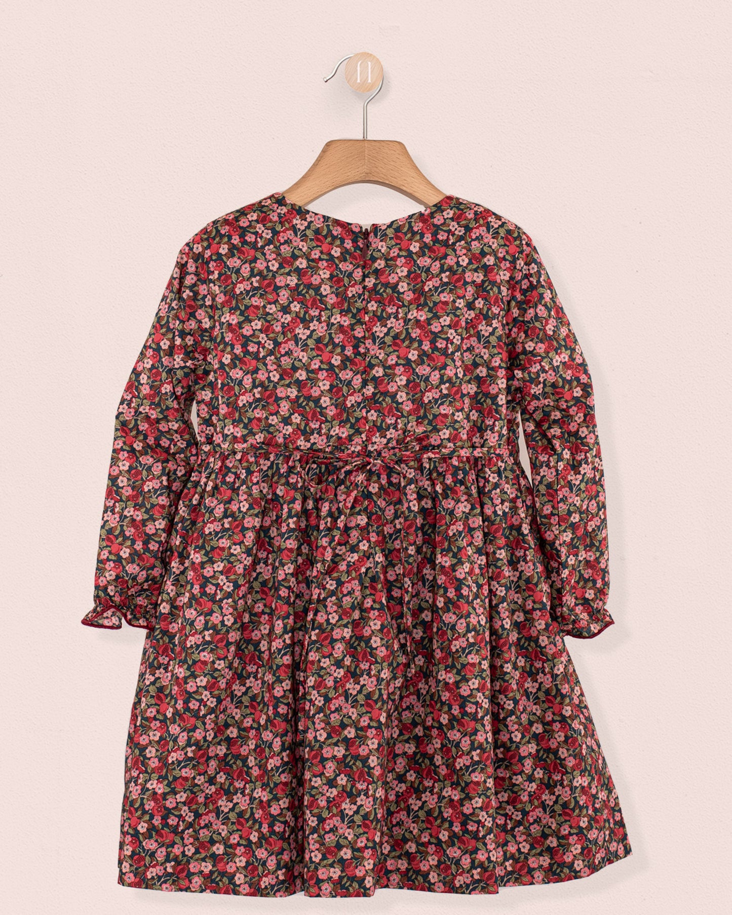Bonheur Liberty Nectar Burgundy - Smocked Dress