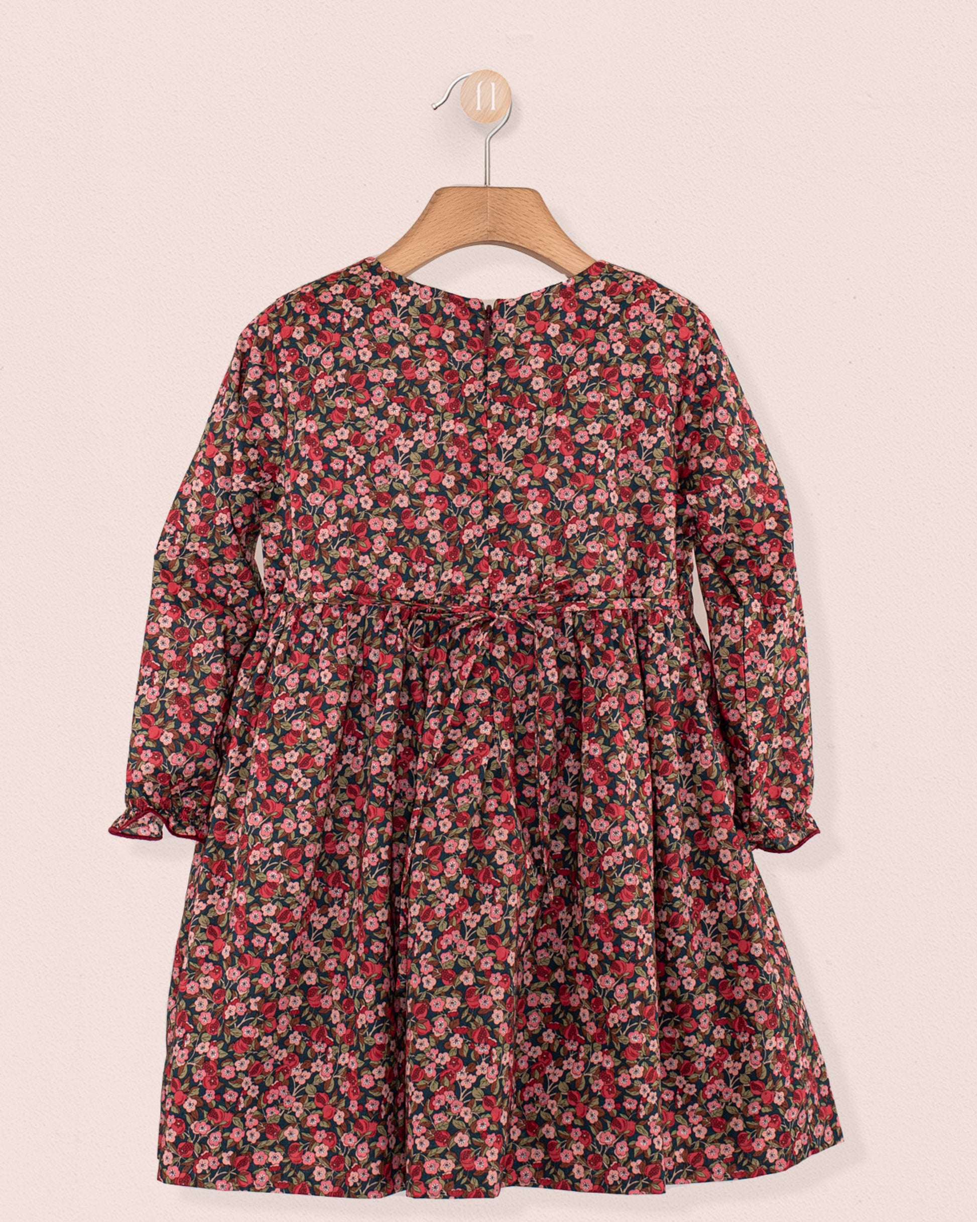 Bonheur Liberty Nectar Burgundy - Smocked Dress