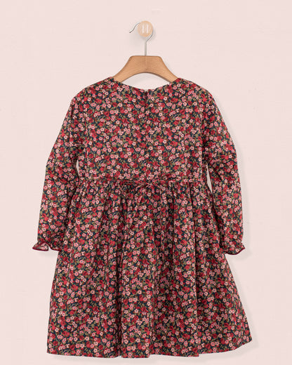 Bonheur Liberty Nectar Burgundy - Smocked Dress
