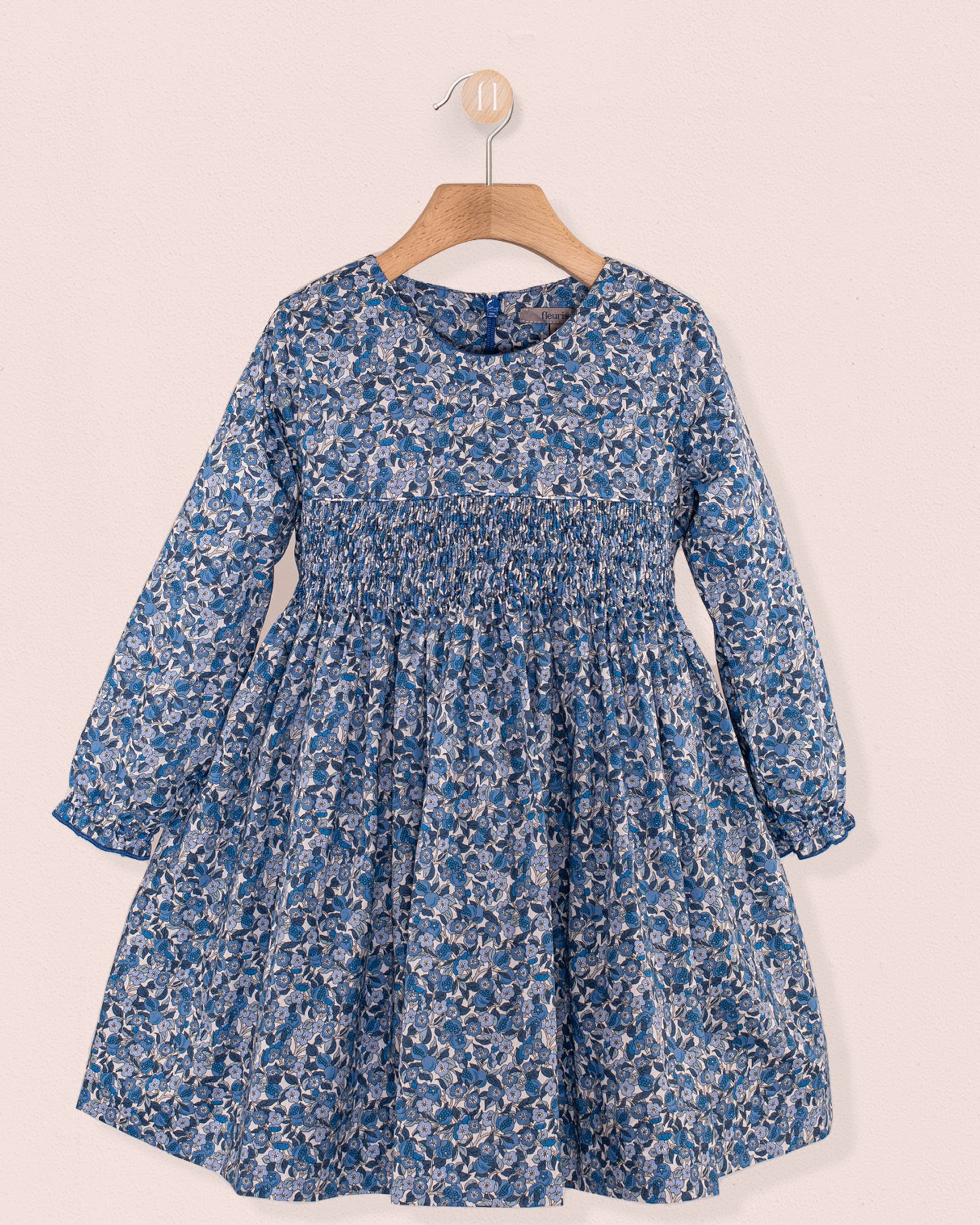 Bonheur Liberty Nectar Royal - Smocked Dress