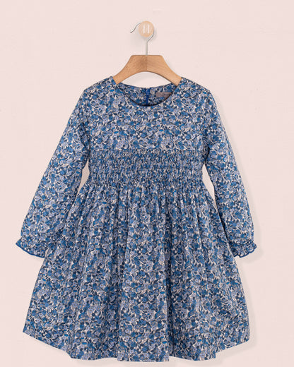 Bonheur Liberty Nectar Royal - Smocked Dress