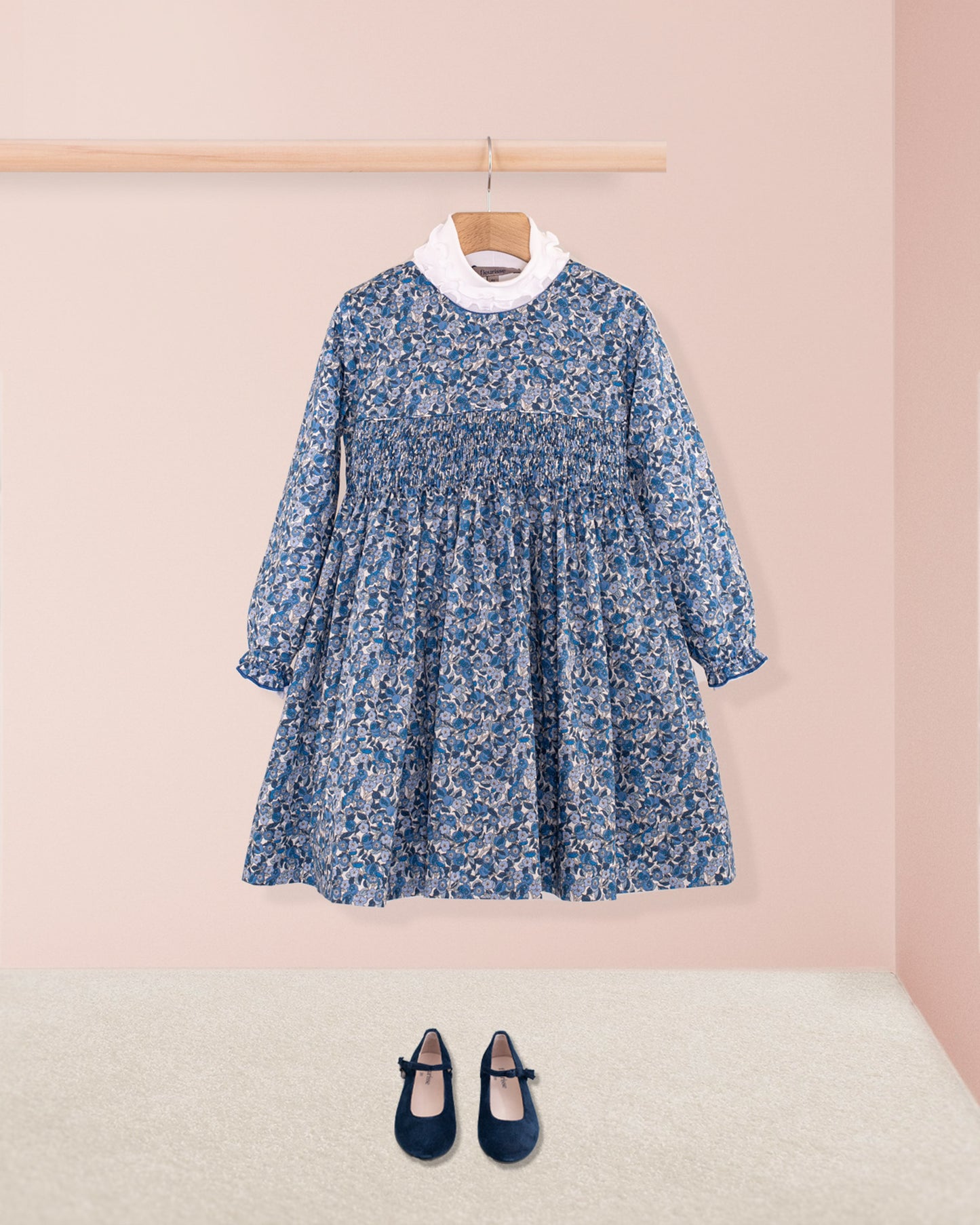 Bonheur Liberty Nectar Royal - Smocked Dress