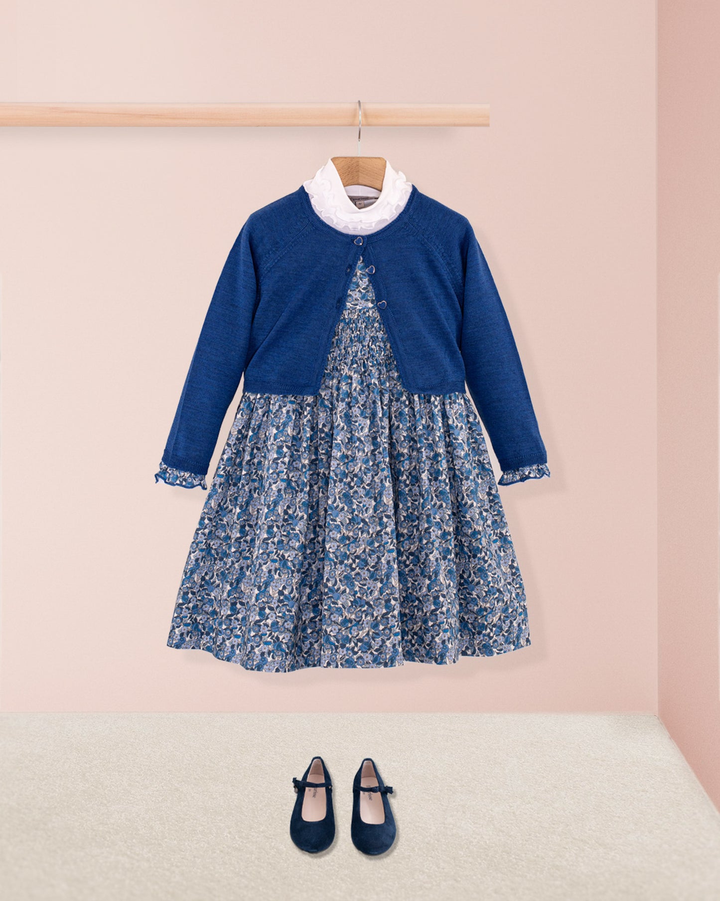 Bonheur Liberty Nectar Royal - Smocked Dress