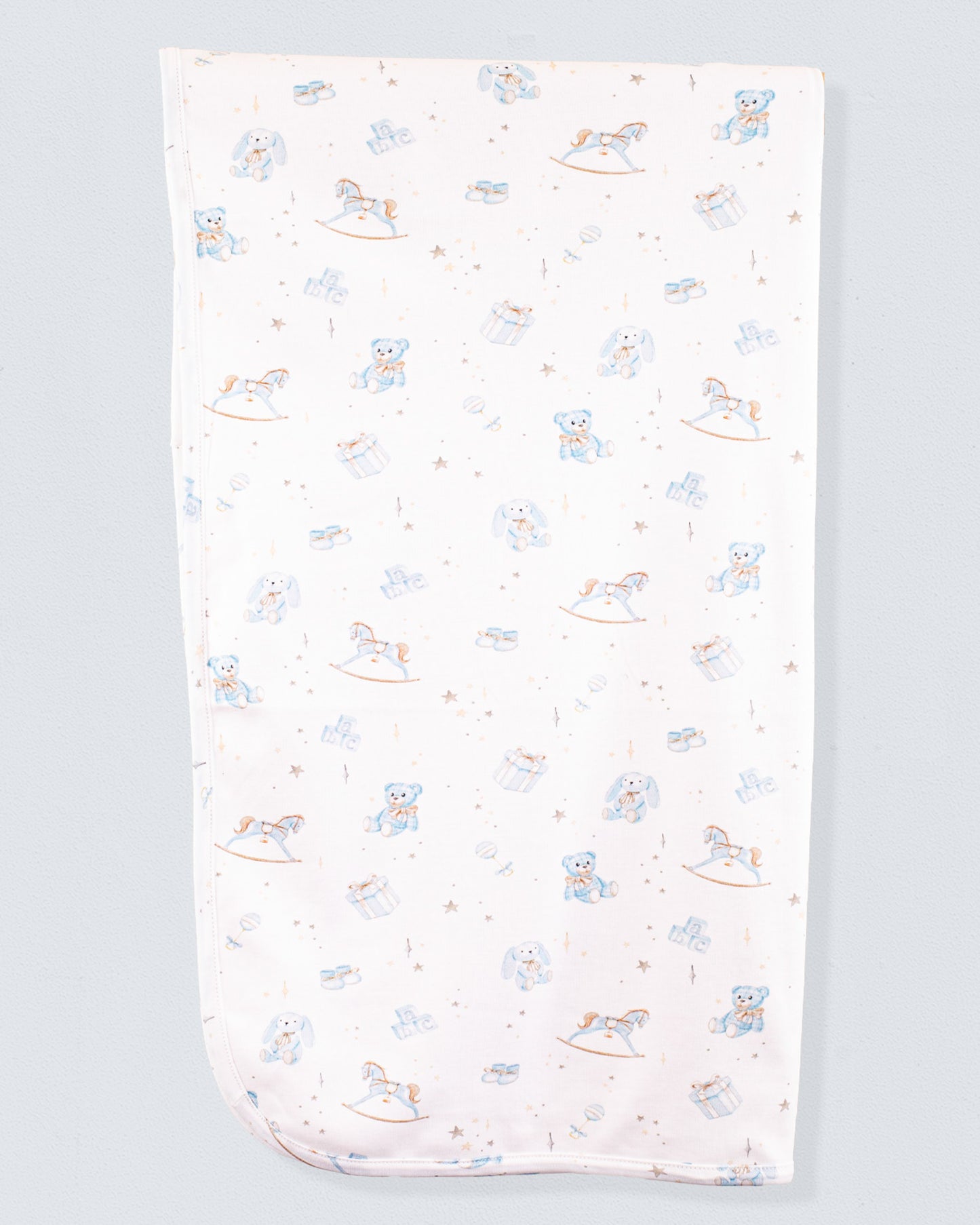 Pima Blue Toys Receiving Blanket - Blanket